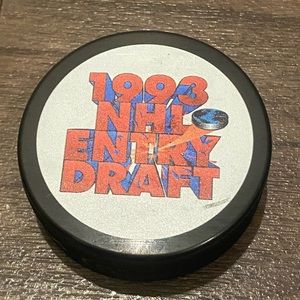 1993 NHL Entry Draft Hockey Puck New